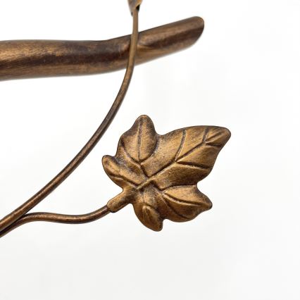 Přisazený lustr ROZETA 3xE14/40W/230V bronzová