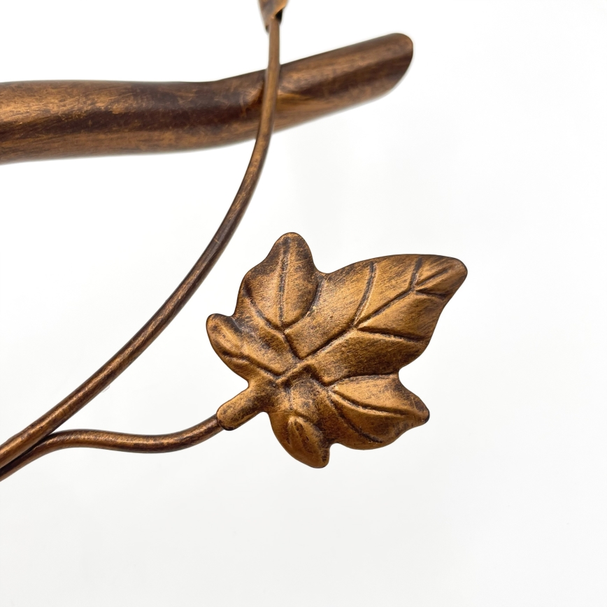 Přisazený lustr ROZETA 4xE14/40W/230V bronzová