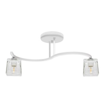 Přisazený lustr SANTOS 2xE27/15W/230V bílá