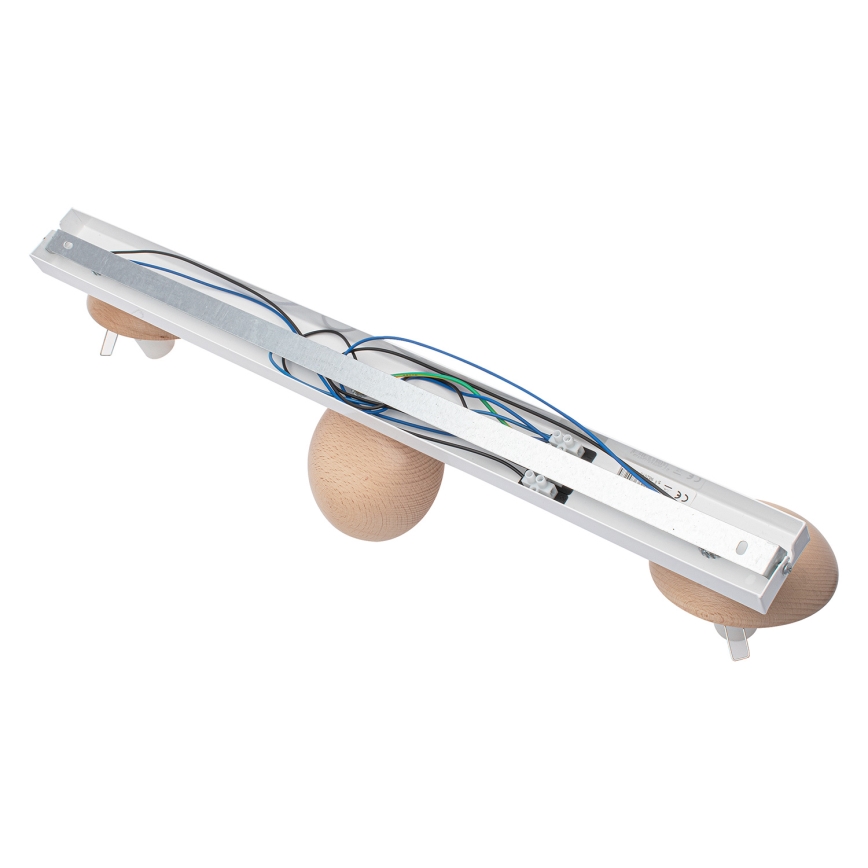 Přisazený lustr SFERA WOOD 3xE14/40W/230V