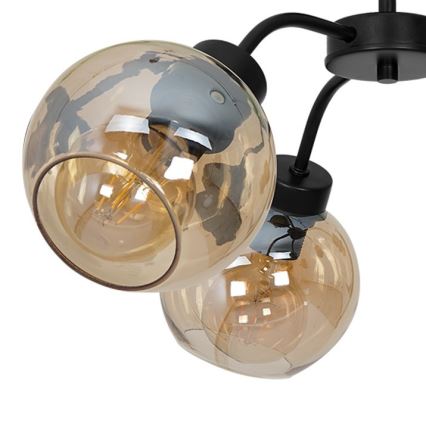 Přisazený lustr SOFIA 3xE27/60W/230V hnědá