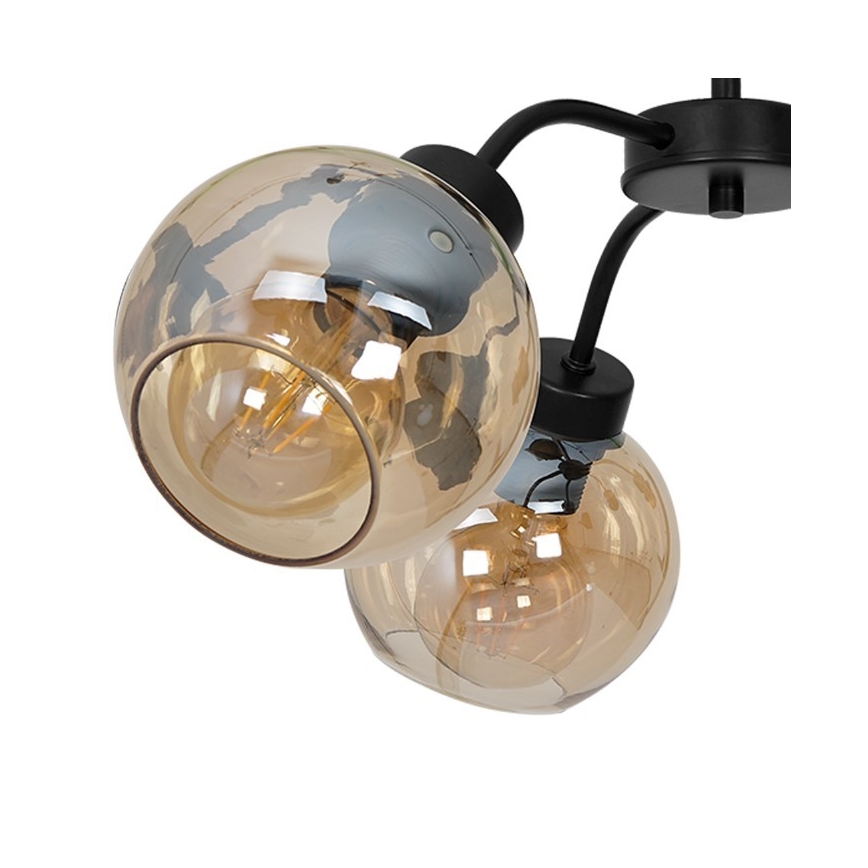 Přisazený lustr SOFIA 3xE27/60W/230V hnědá