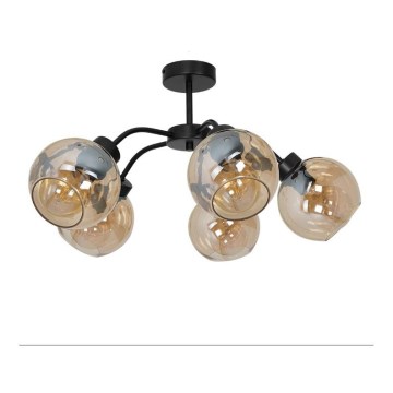 Přisazený lustr SOFIA 5xE27/60W/230V hnědá