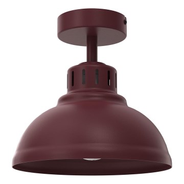 Přisazený lustr SVEN 1xE27/15W/230V pr. 21 cm burgundy