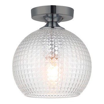 Přisazený lustr TALISA 1xE27/40W/230V černý chrom