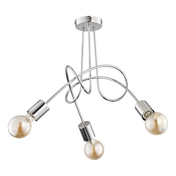 Přisazený lustr TANGO 3xE27/15W/230V lesklý chrom