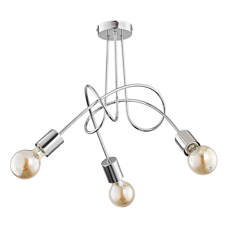 Přisazený lustr TANGO 3xE27/15W/230V lesklý chrom