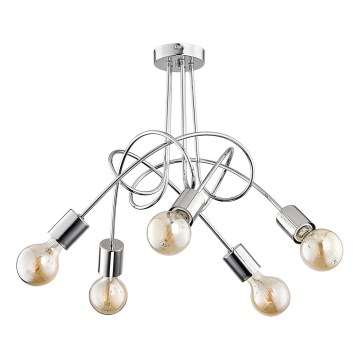 Přisazený lustr TANGO 5xE27/15W/230V lesklý chrom