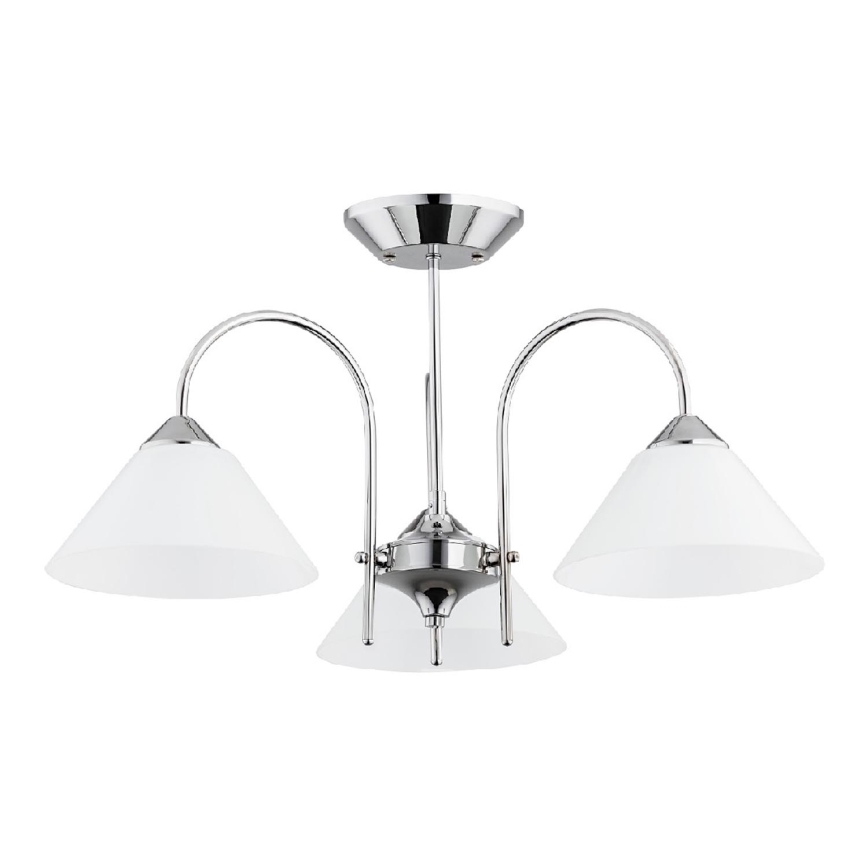 Přisazený lustr TAPER 3xE27/15W/230V lesklý chrom