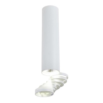 Přisazený lustr TUBA 1xGU10/50W/230V bílá