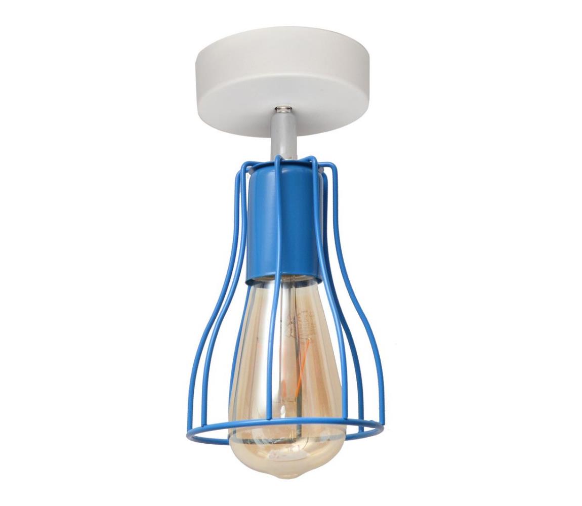 Helam Přisazený lustr TUBE II 1xE27/60W/230V modrá HE1121