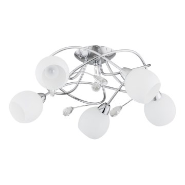 Přisazený lustr TWIST 5xE14/40W/230V