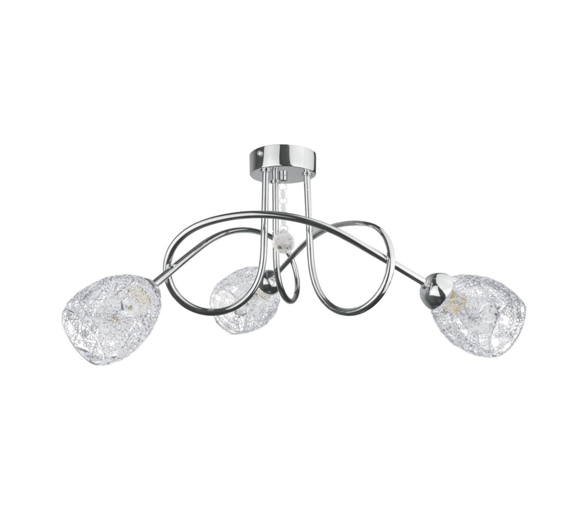 Keter Lighting Přisazený lustr TWIST CRYSTAL 3xE14/40W/230V KE0049