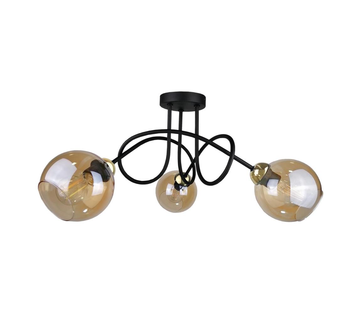 Keter Lighting Přisazený lustr VENUS GOLD 3xE27/60W/230V 