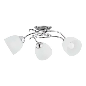 Přisazený lustr VERWIL 3xE27/15W/230V lesklý chrom
