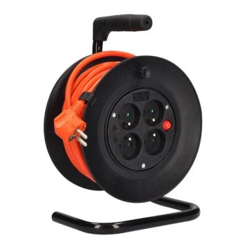 Prodlužovací kabel na bubnu 4Z 15m