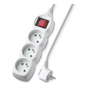 Prodlužovací kabel s vypínačem 3Z 5m