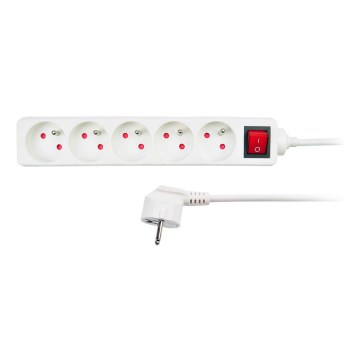 Prodlužovací kabel s vypínačem 5Z 2m