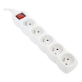 Prodlužovací kabel s vypínačem 5Z Typ E 3m bílá