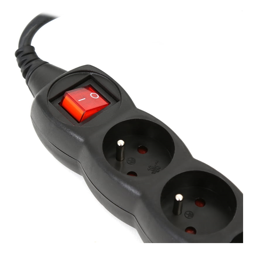 Prodlužovací kabel s vypínačem 5Z Typ E 3m černá