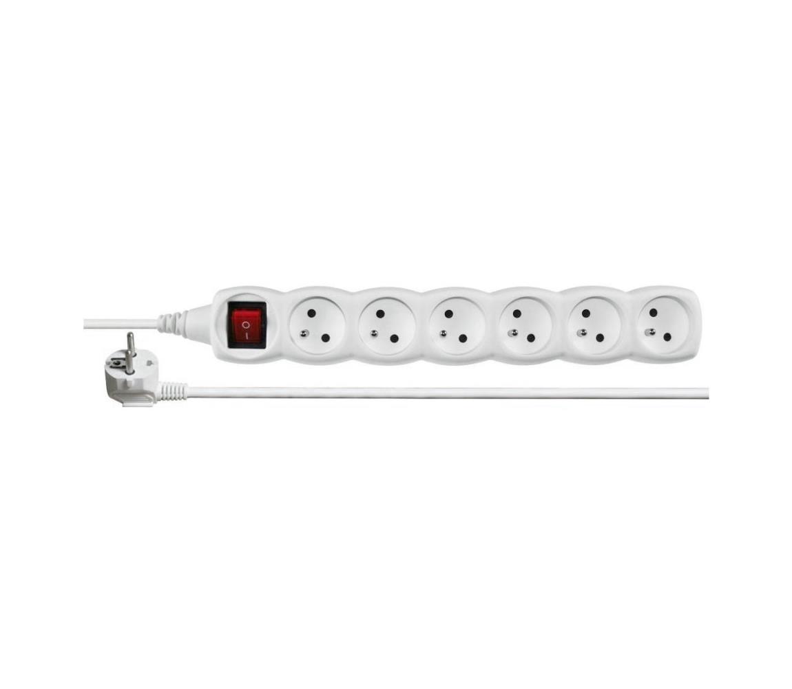 EMOS Prodlužovací kabel s vypínačem 6Z 5m