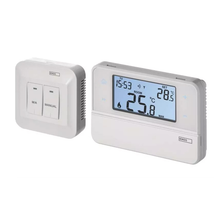 Programovatelný termostat 230V + 2xAA