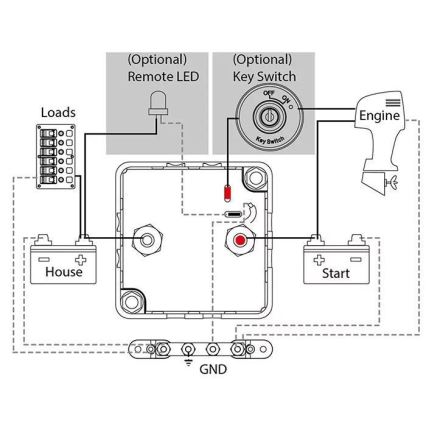 Propojovač baterií 12V/140A