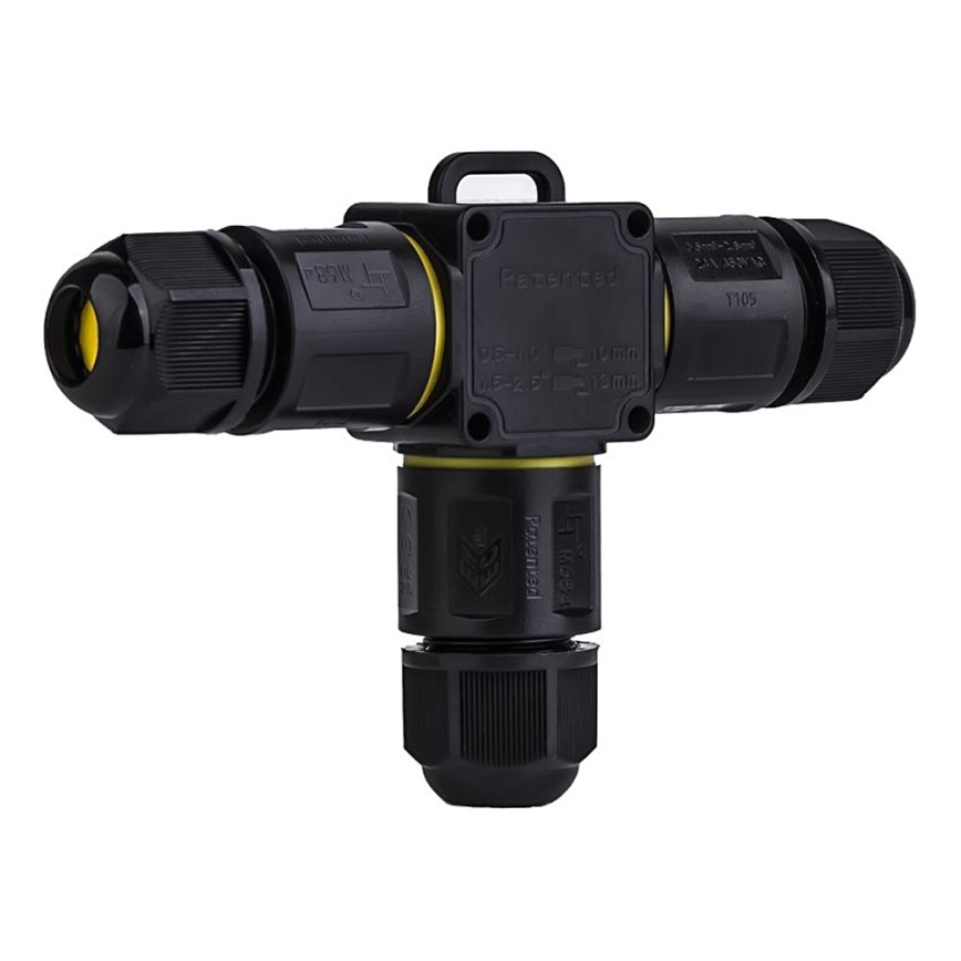 Propojovací T konektor IP68 450V