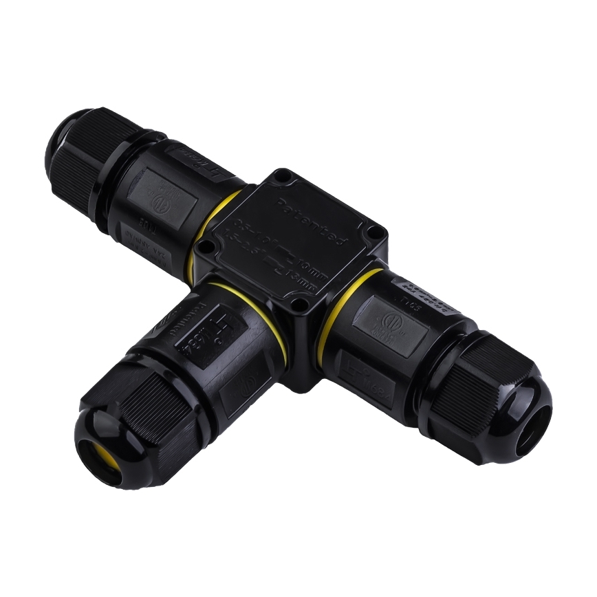 Propojovací T konektor IP68 450V
