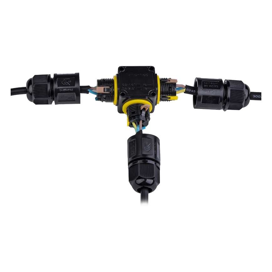 Propojovací T konektor IP68 450V