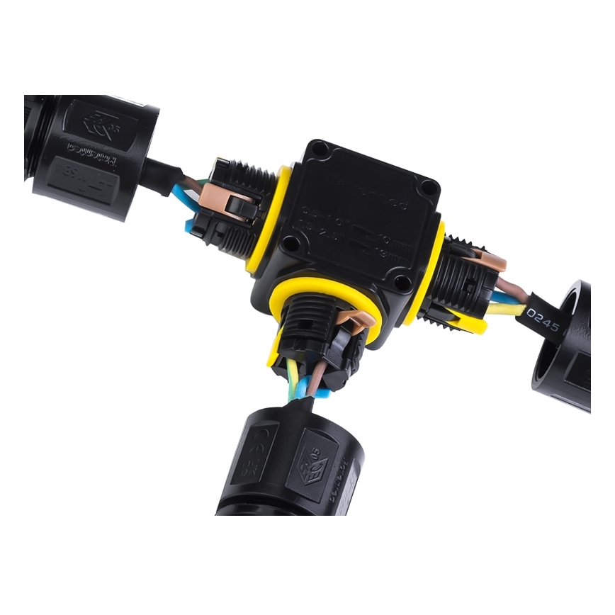Propojovací T konektor IP68 450V