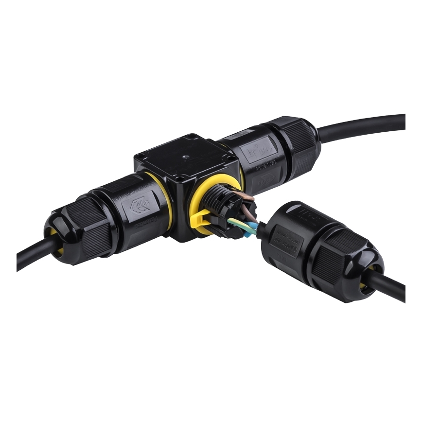 Propojovací T konektor IP68 450V