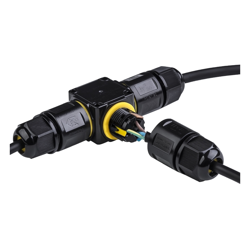 Propojovací T konektor IP68 450V