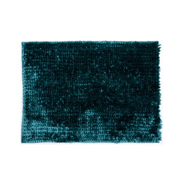Protiskluzová koupelnová předložka CHENILLE 50x80 cm tyrkysová