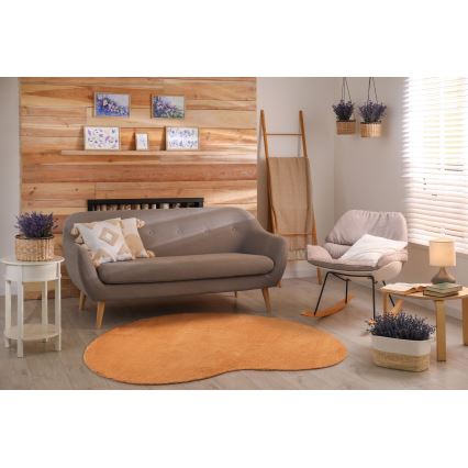 Protiskluzový koberec LOREN 120x170 cm oranžová