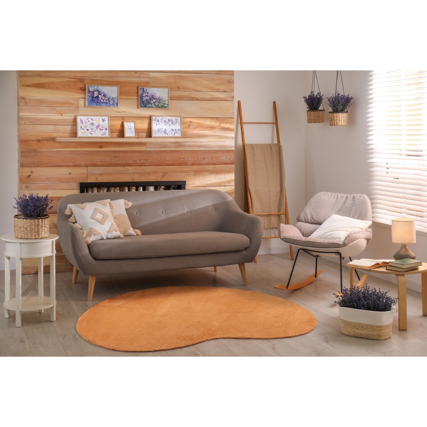 Protiskluzový koberec LOREN 160x230 cm oranžová