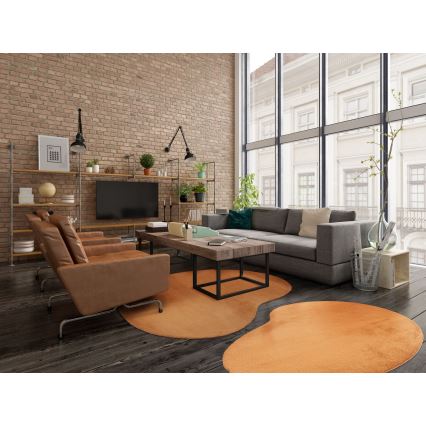 Protiskluzový koberec LOREN 160x230 cm oranžová