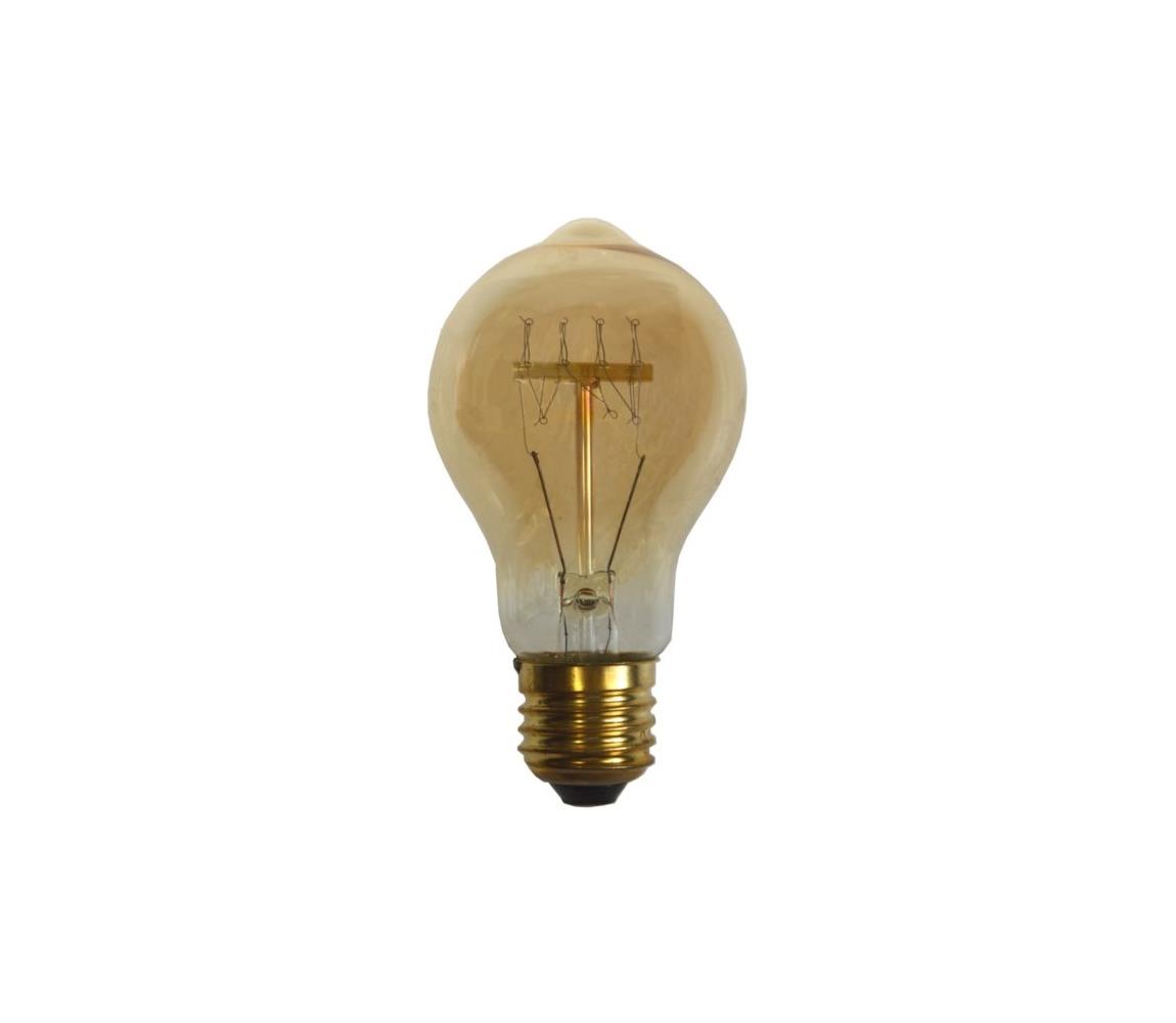 BOWI Průmyslová dekorační stmívatelná žárovka SCROBB A19 E27/60W/230V 2200K BW0254