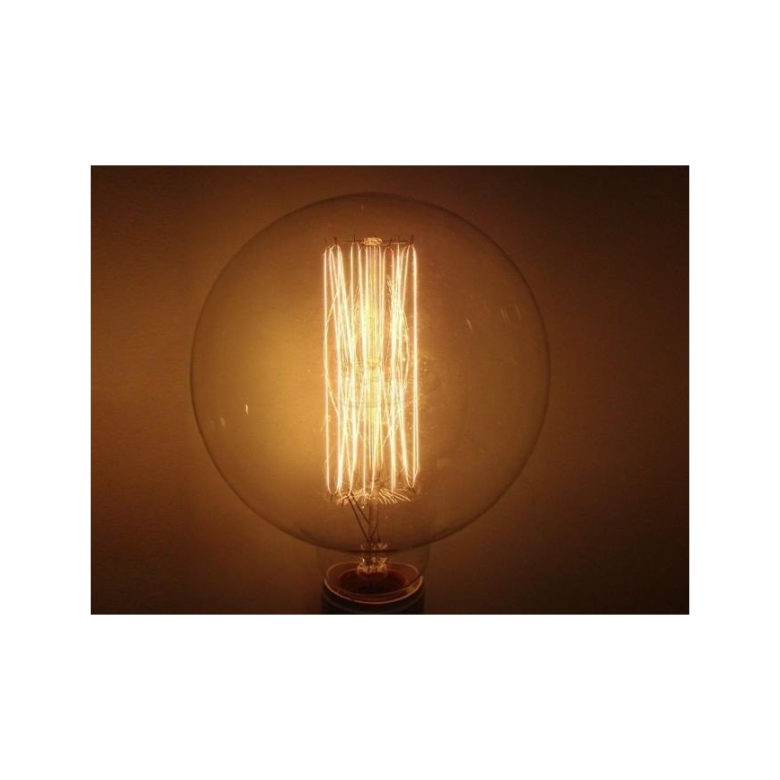 Průmyslová dekorační stmívatelná žárovka SELRED G125 E27/60W/230V 2200K 120 lm
