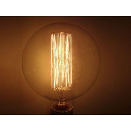 Průmyslová dekorační stmívatelná žárovka SELRED G125 E27/60W/230V 3000K 120 lm
