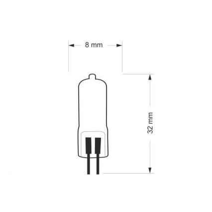 Průmyslová žárovka G4/10W/12V 2800K