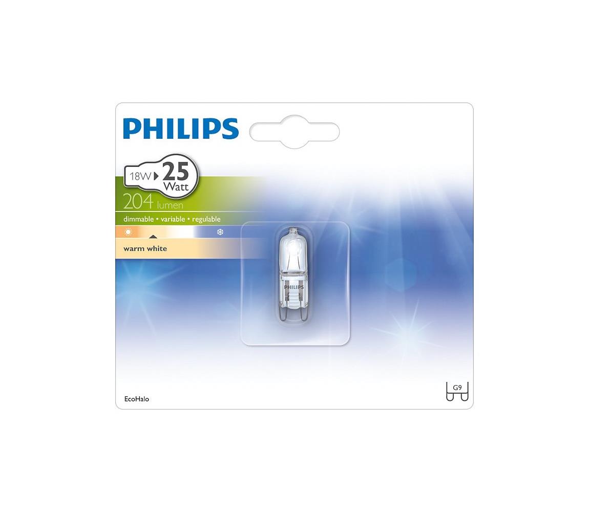 Philips Průmyslová žárovka Philips ECOHALO G9/18W/230V 2800K P4802