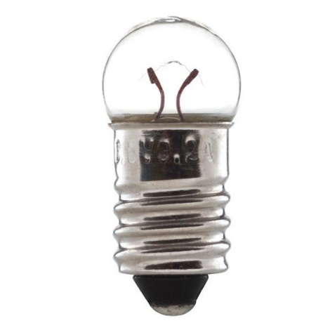 Průmyslová žárovka pro kapesní svítilny E10/2,5W/2,5V 0,3A