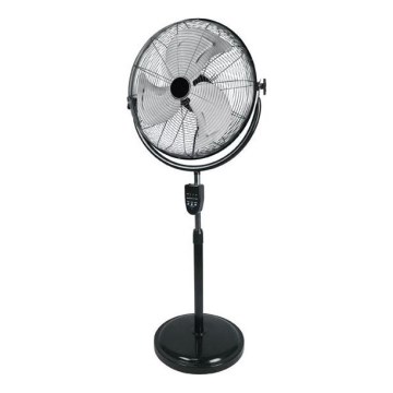 Průmyslový stojanový ventilátor 100W/230V 143 cm černá