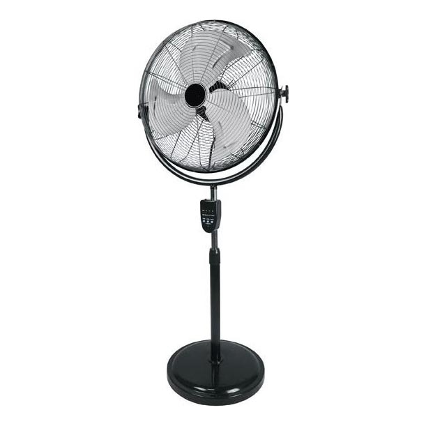Průmyslový stojanový ventilátor 100W/230V pr. 46 cm černá