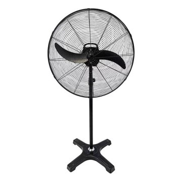 Průmyslový stojanový ventilátor 115W/230V 188 cm černá