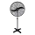 Průmyslový stojanový ventilátor 190W/230V 187 cm černá