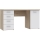 Psací stůl ARENO 145x60 cm bílá/dub sonoma