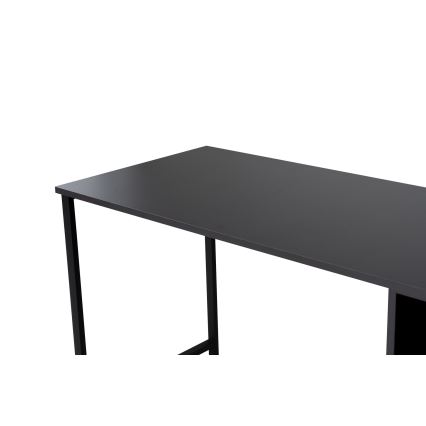 Psací stůl CLARO 240x60 cm antracit/černá