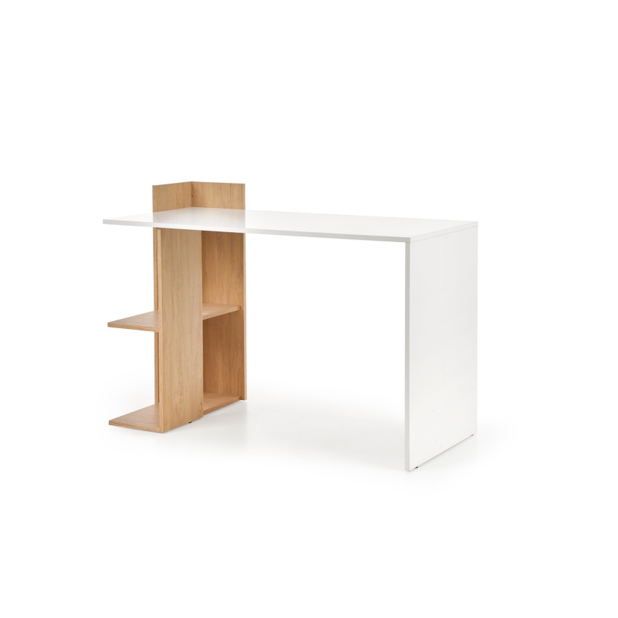 Psací stůl COZYRA dub/bílá